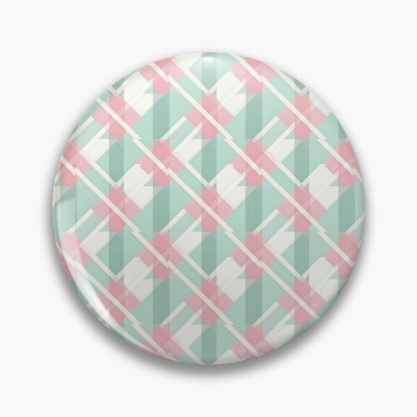 Item preview, Pastel Pink & Green Designer Line Pattern #2 designed and sold by ARTficiallyAnon.