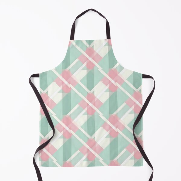 Item preview, Pastel Pink & Green Designer Line Pattern #2 designed and sold by ARTficiallyAnon.