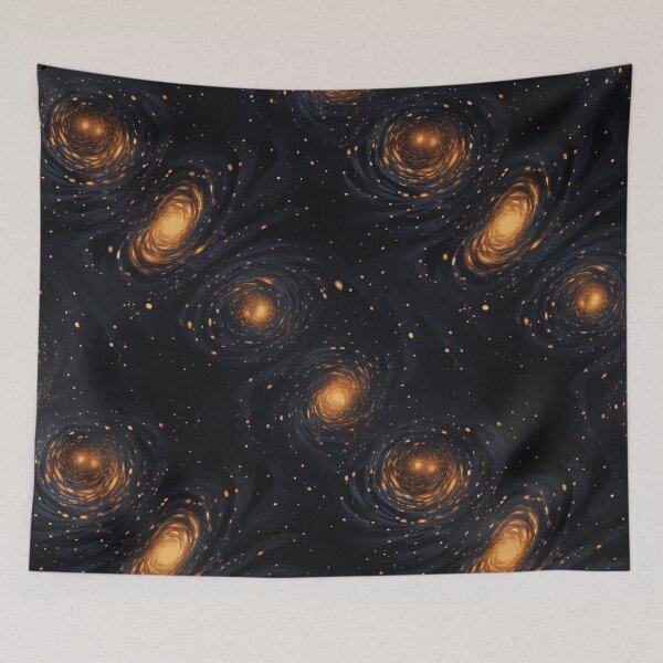 Item preview, Minimalistic Spiral Galaxy Art | Clean and Elegant Space Illustration designed and sold by EffatDezign.
