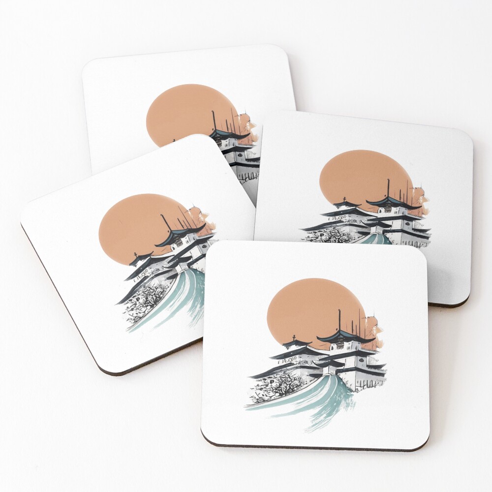 Item preview, Coasters (Set of 4) designed and sold by StackedPixels.