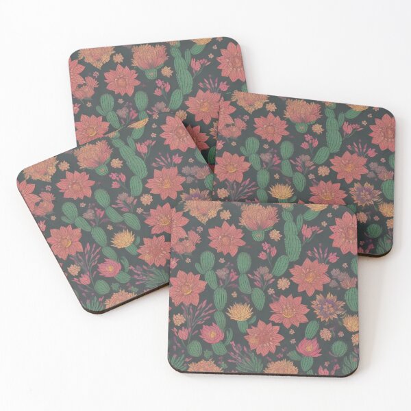 Item preview, Blossoming Abstractions: Cactus Floral Patterns designed and sold by FemmeFlair.