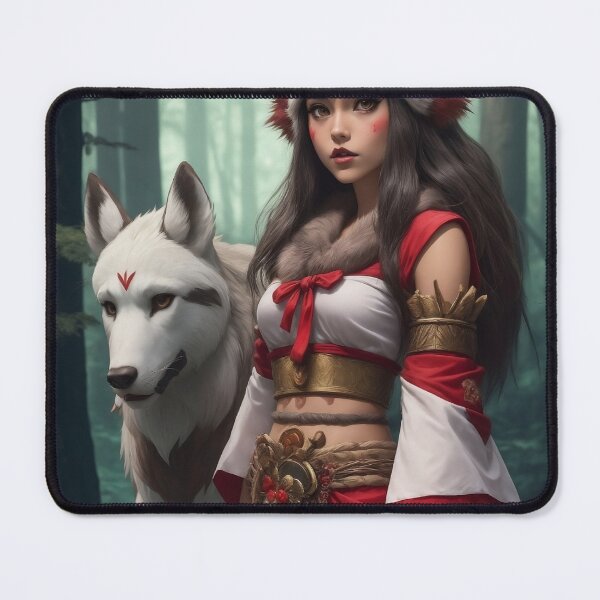 Item preview, PRINCESS MONONOKE IN THE FOREST Steam Punk Dream designed and sold by GioFranBer.