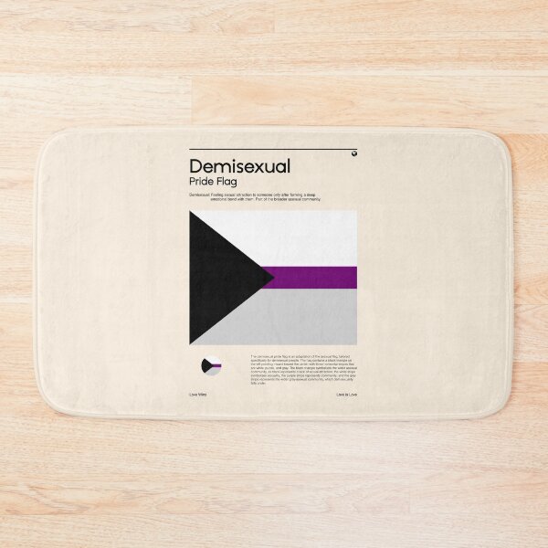 Item preview, Demisexual Pride Flag (Pride flag poster) designed and sold by RabbitK.