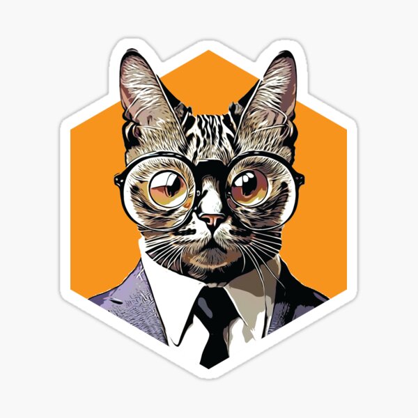 Item preview, Corporate Cat | Business Cat Wearing a Suit | Professional Cat Artwork designed and sold by trobby-inc.