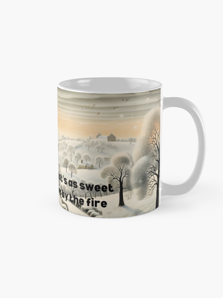 Winter Village Acrylic Thermal Mug