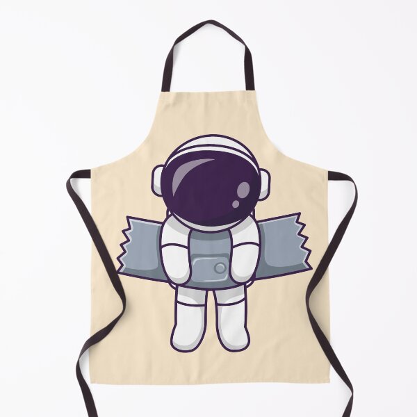 Item preview, Sticky Situation: Cute Astronaut Hanging on Wall with Tape in Cartoon Vector Icon designed and sold by hjian8219.