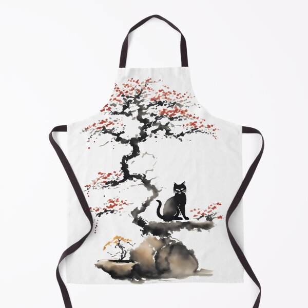 Item preview, Cat bonsai - Kitty in Tranquil Bonsai Garden designed and sold by Mechanical-Artt.