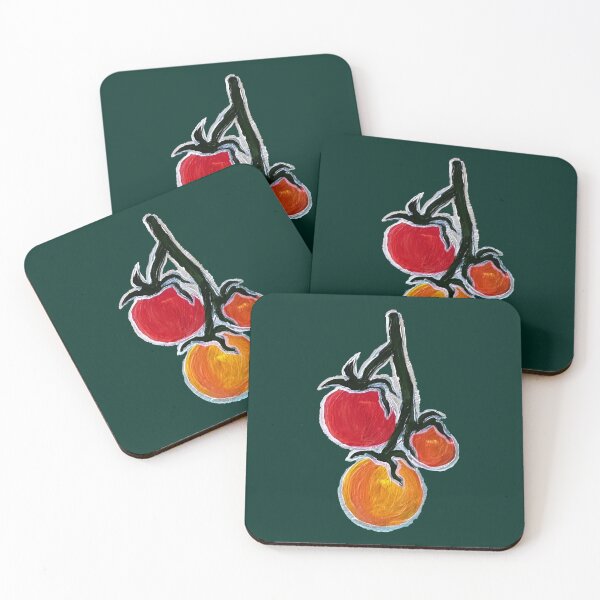 Item preview, Tomatoes Hand Painted designed and sold by Pixel and Paintbrush.