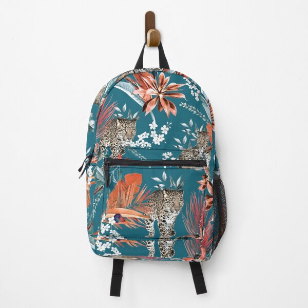 Item preview, animal, Jaguare, leopard, tropical, summer, leaves designed and sold by mintdiamond21.