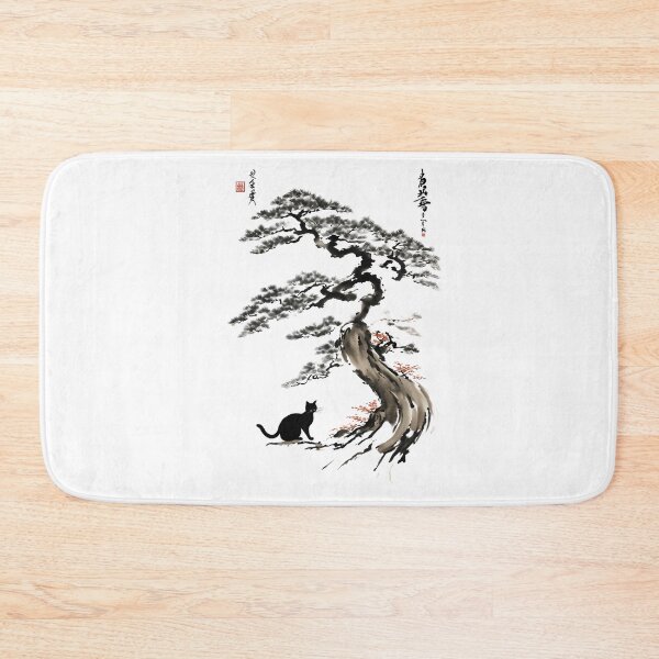 Item preview, Cat bonsai - Minimalist Bonsai Kitty Design designed and sold by Mechanical-Artt.