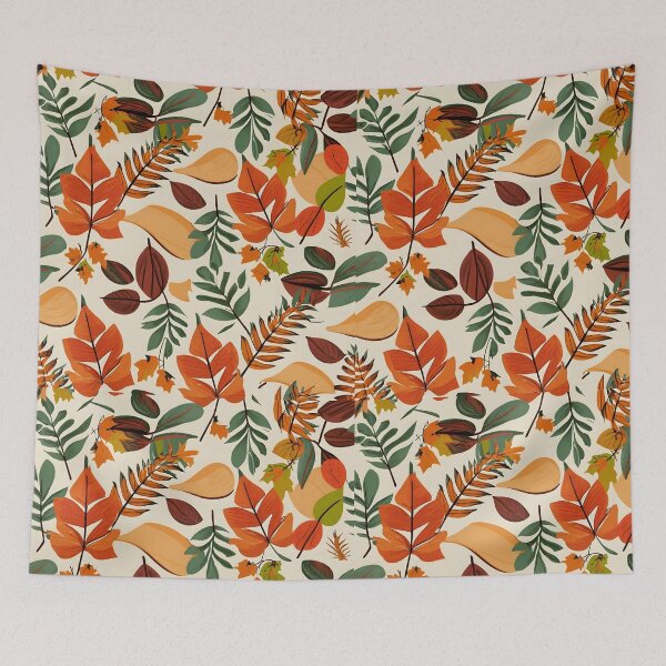 Item preview, seamless pattern autumn leaves designed and sold by deviatepolo.