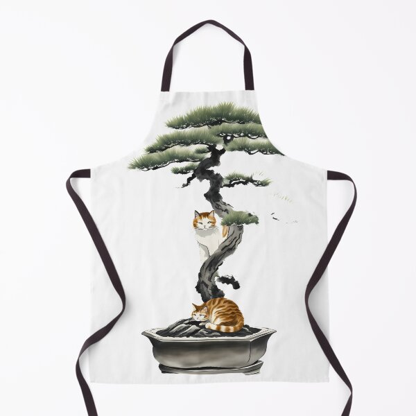 Item preview, Cat bonsai - Peaceful Bonsai Cat in Japanese Style designed and sold by Mechanical-Artt.