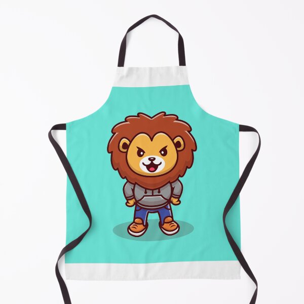 Item preview, Lively Lion: Cute Lion Mascot in Cartoon Illustration designed and sold by hjian8219.