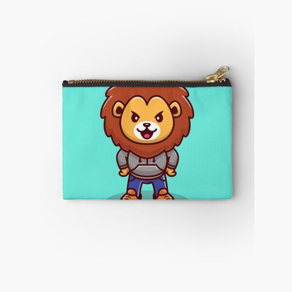 Item preview, Lively Lion: Cute Lion Mascot in Cartoon Illustration designed and sold by hjian8219.