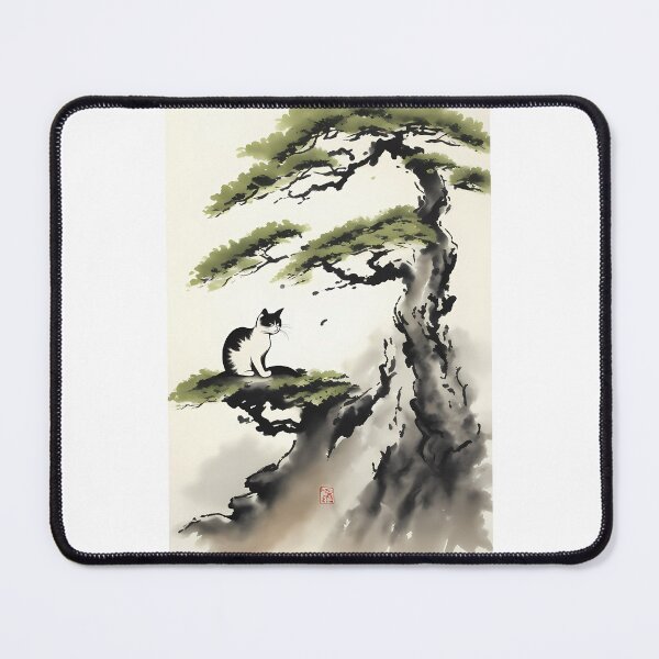 Item preview, Cat bonsai - Bonsai Kitty Zen Garden designed and sold by Mechanical-Artt.