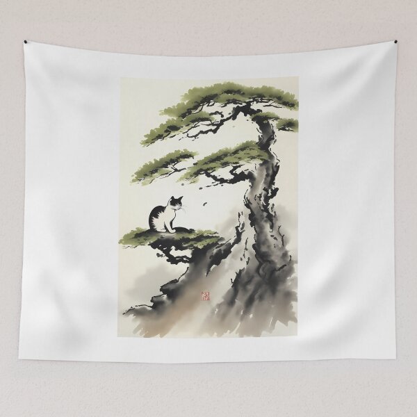 Item preview, Cat bonsai - Bonsai Kitty Zen Garden designed and sold by Mechanical-Artt.
