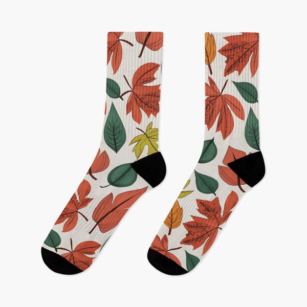 Item preview, seamless pattern autumn leaves designed and sold by deviatepolo.
