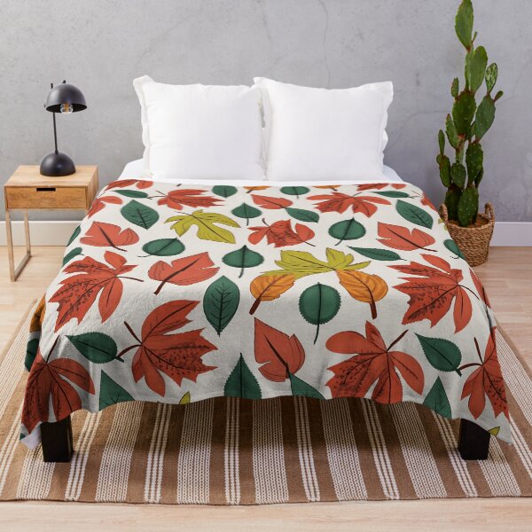 Item preview, seamless pattern autumn leaves designed and sold by deviatepolo.