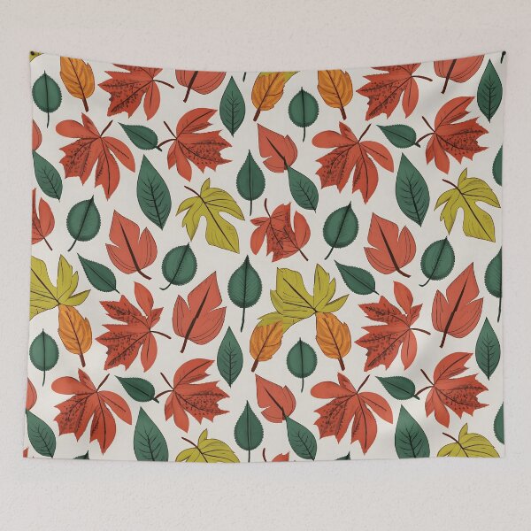 Item preview, seamless pattern autumn leaves designed and sold by deviatepolo.