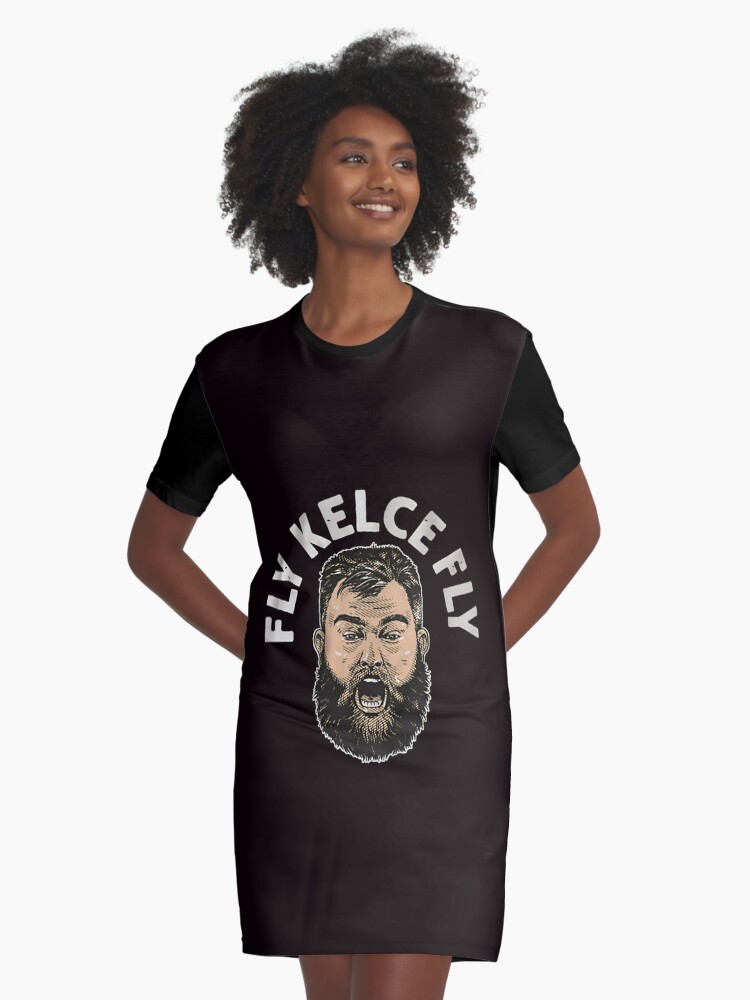 Jason Kelce Fly Kelce Fly For Eagles Champions Graphic T Shirt Dress for Sale by JessicaMcGlynn Redbubble