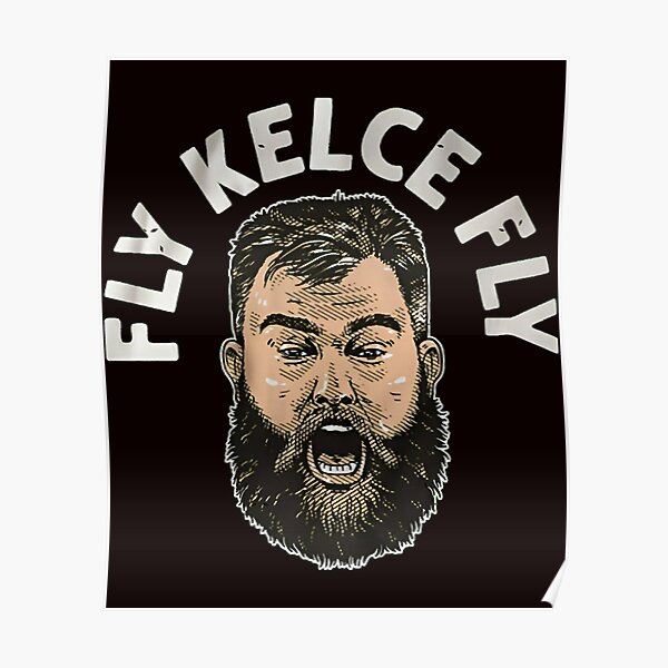 ORIGINAL ART NFL JASON KELCE PHILA EAGLES MUMMERS PRINT 12" X 18"