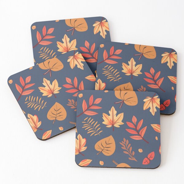 Item preview, seamless pattern autumn leaves designed and sold by deviatepolo.