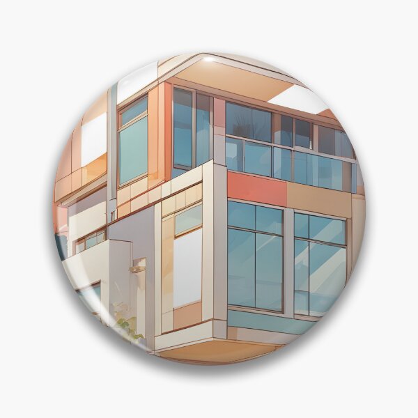 Item preview, modern architecture pastel color v2 designed and sold by defpoint.