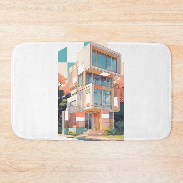 Item preview, modern architecture pastel color v2 designed and sold by defpoint.