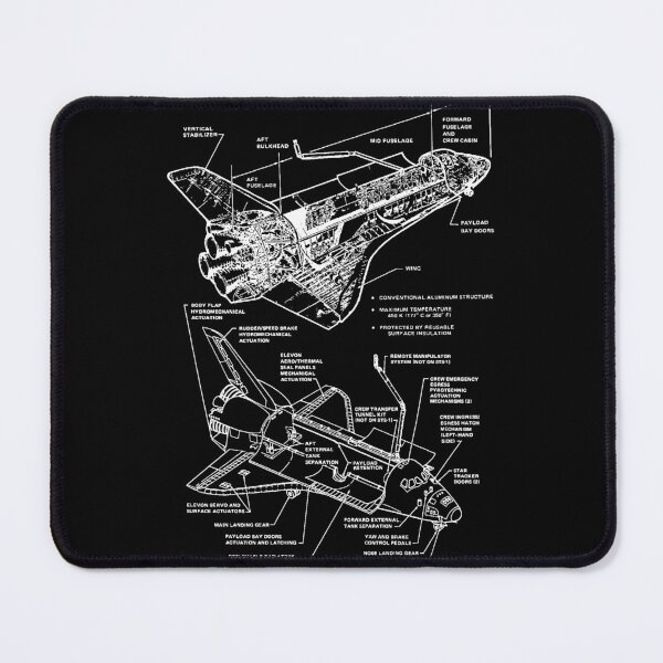 Item preview, NASA Space Shuttle Schematics. designed and sold by thewisecarrot.