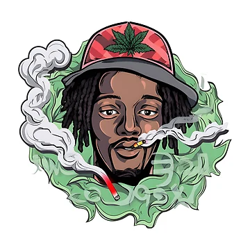 Artwork thumbnail, Travis Scott Rapper x Cannabis Collection by Ragil-Studio