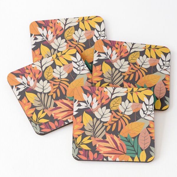 Item preview, seamless pattern autumn leaves designed and sold by deviatepolo.