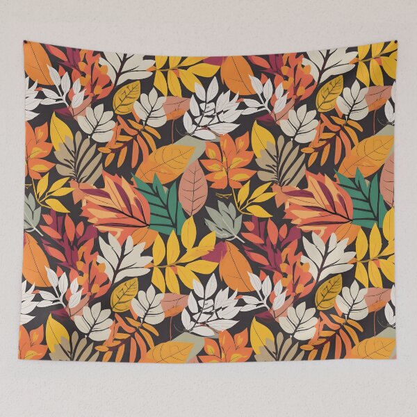 Item preview, seamless pattern autumn leaves designed and sold by deviatepolo.