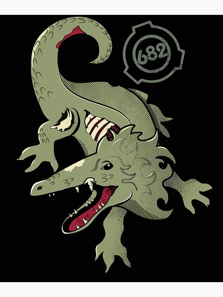 SCP-682 Poster for Sale by turntechunderg