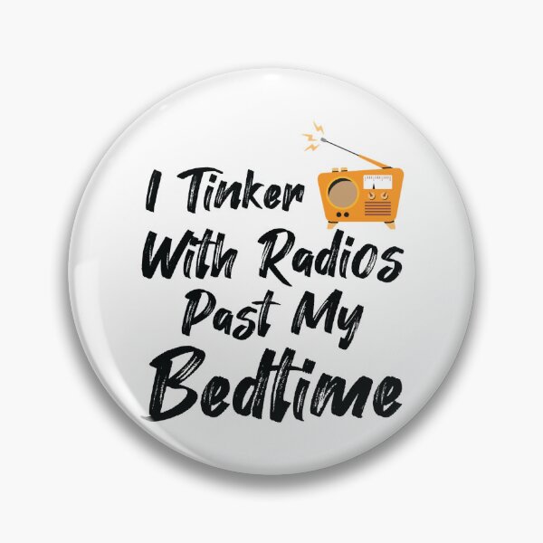 Item preview, I Tinker With Radios Past My Bedtime, Vintage Radio  designed and sold by beardenkhadijah.