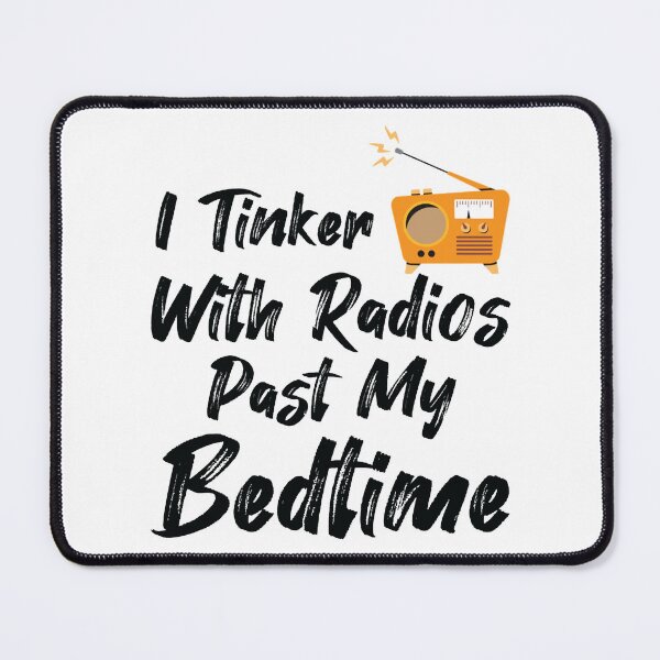 Item preview, I Tinker With Radios Past My Bedtime, Vintage Radio  designed and sold by beardenkhadijah.