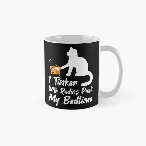 Item preview, I Tinker With Radios Past My Bedtime, Vintage Radio, Cat Day  designed and sold by beardenkhadijah.