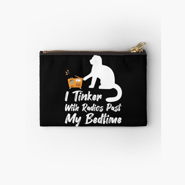 Item preview, I Tinker With Radios Past My Bedtime, Vintage Radio, Cat Day  designed and sold by beardenkhadijah.