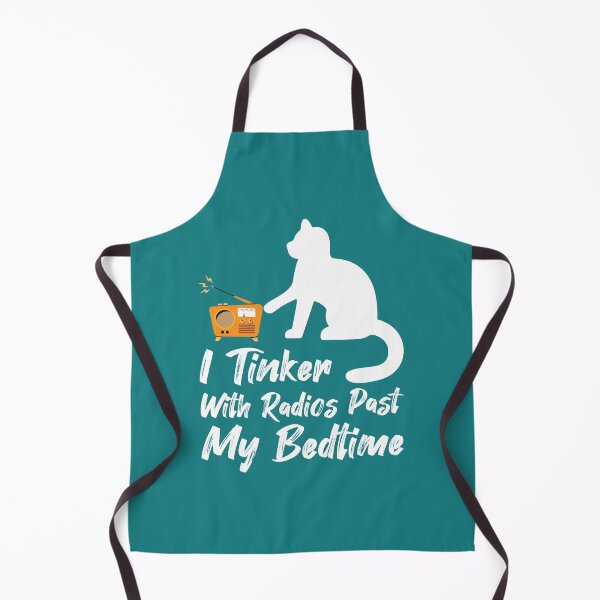 Item preview, I Tinker With Radios Past My Bedtime, Vintage Radio, Cat Day  designed and sold by beardenkhadijah.