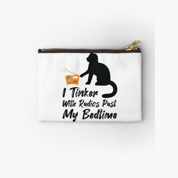 Item preview, I Tinker With Radios Past My Bedtime, Vintage Radio, Cat Day designed and sold by beardenkhadijah.
