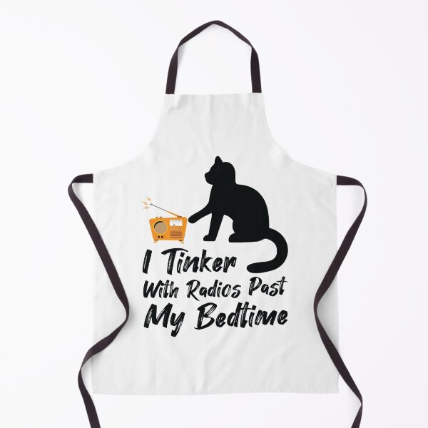 Item preview, I Tinker With Radios Past My Bedtime, Vintage Radio, Cat Day designed and sold by beardenkhadijah.