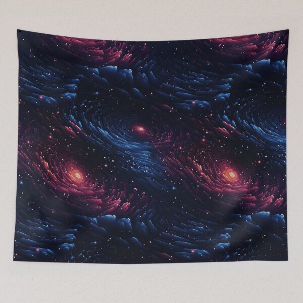 Item preview, Minimal Spiral Galaxy Art | Clean and Elegant Space Illustration designed and sold by EffatDezign.