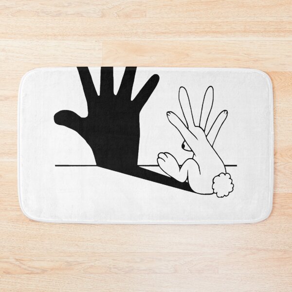 Item preview, Rabbit Hand Shadow Classic designed and sold by gajaasfari.