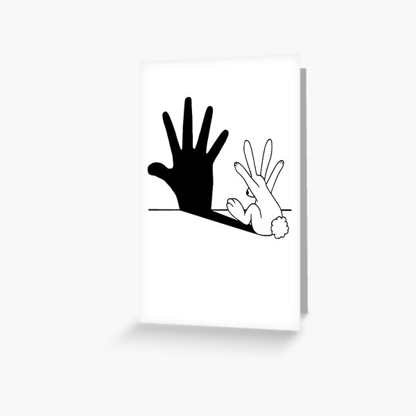 Item preview, Rabbit Hand Shadow Classic designed and sold by gajaasfari.