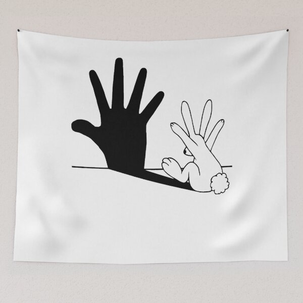 Item preview, Rabbit Hand Shadow Classic designed and sold by gajaasfari.