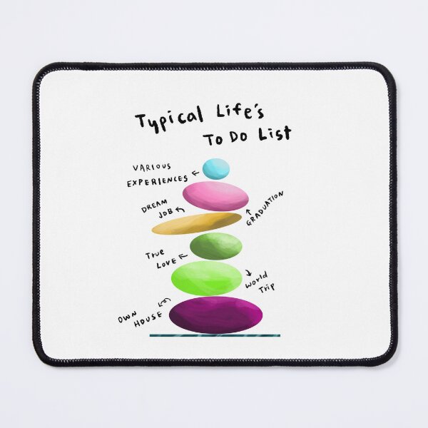 Item preview, Typical Life's to do list Design by ZeesDesign on Redbubble designed and sold by ZEESDESIGN.