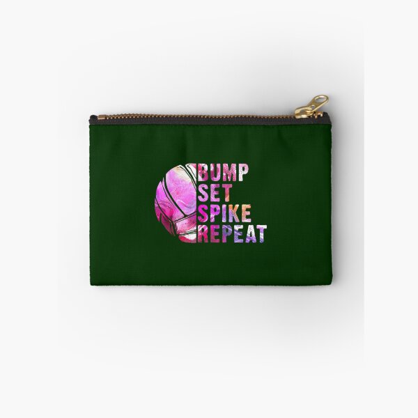 Item preview, Girls Volleyball Bump Set Spike Repeat Blue Purple Teen designed and sold by ayllahouston.