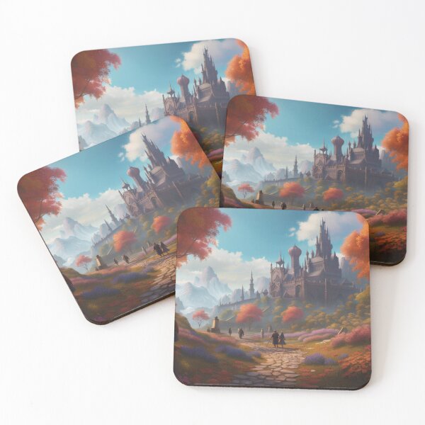 Item preview, The Path to the Enchanted Castle designed and sold by AiArtCreations1.