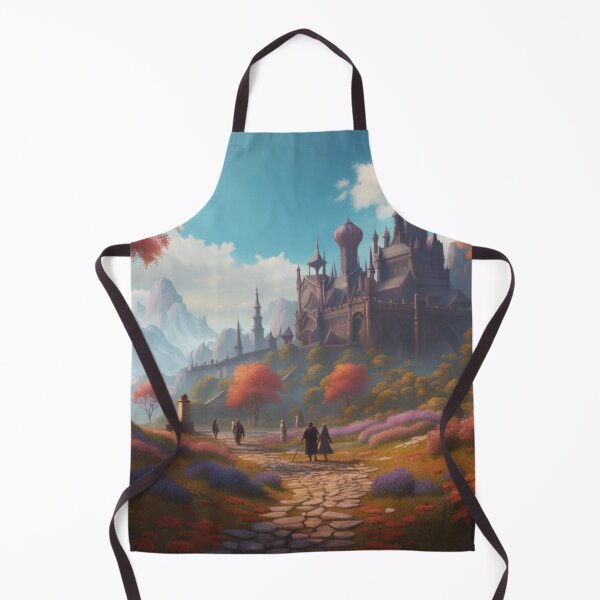 Item preview, The Path to the Enchanted Castle designed and sold by AiArtCreations1.