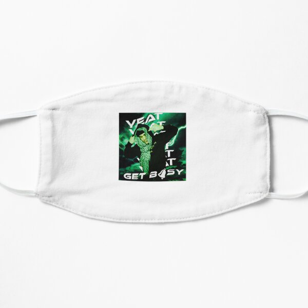 Yeat Face Masks - Yeat Get busy shirt Flat Mask RB1312