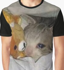Screaming in Sadness Graphic T-Shirt